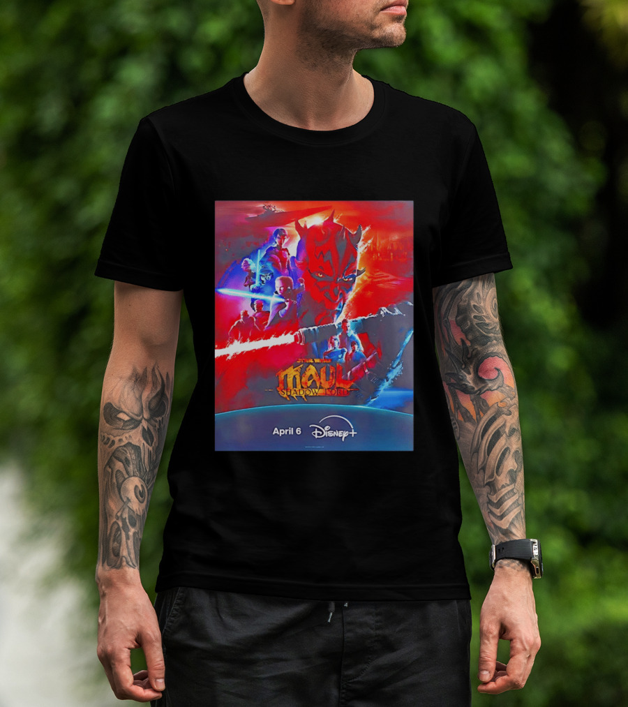 Star Wars Maul Shadow Lord Disney Plus April 6 2026 T-Shirt