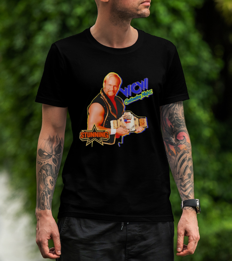 Stunning Steve Austin WCW Saturday Night United States Champion T-Shirt