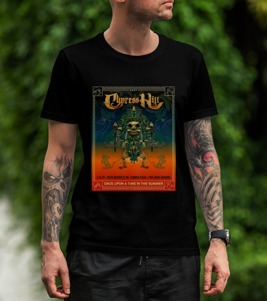 Cypress Hill XXXV Once Upon A Time In The Summer South Deerfield MA Tree House Brewing July 14 2026 T-Shirt