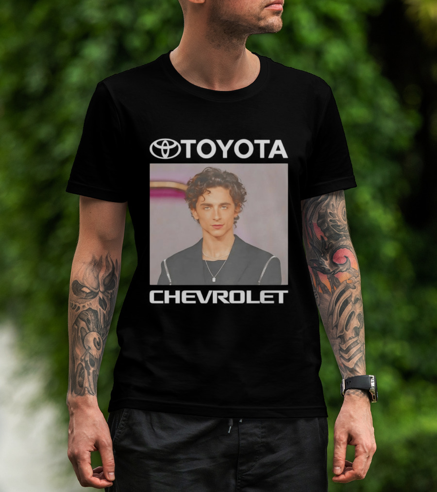 Timothée Chalamet Toyota Chevrolet Collaboration T-Shirt