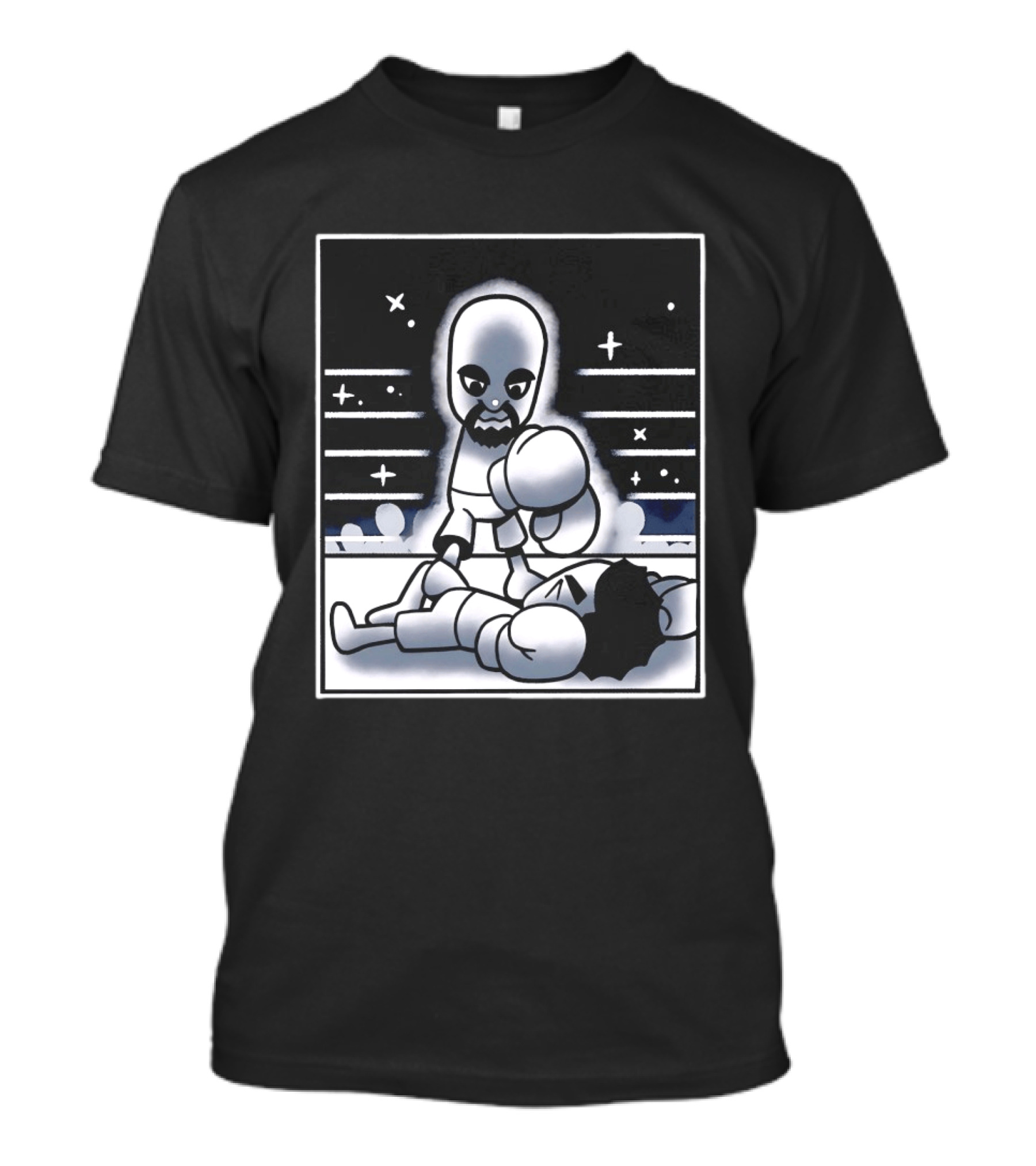 Wii Sports Boxing Mii Champion Knockout Victory World's Greatest T-Shirt