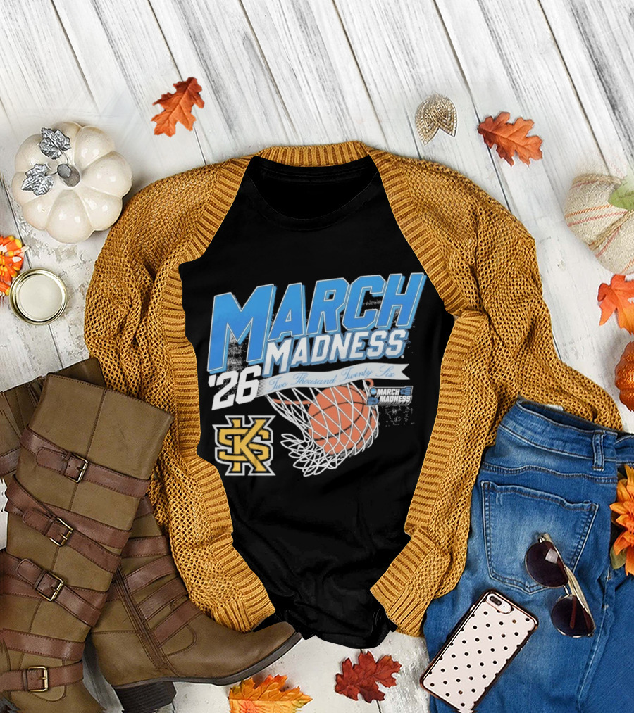 Kennesaw State Owls March Madness 2026 Two Thousand Twenty Six Basketball Net T-Shirt