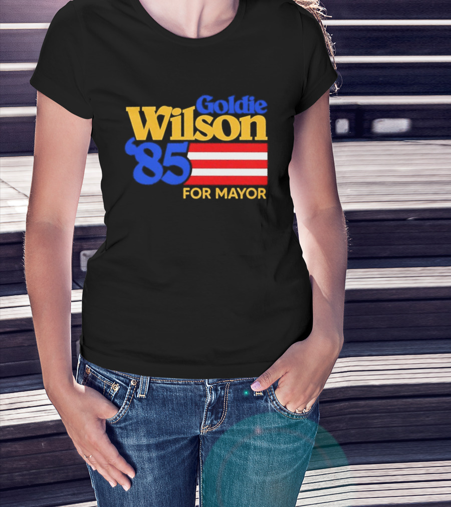 Goldie Wilson '85 For Mayor Back To The Future T-Shirt