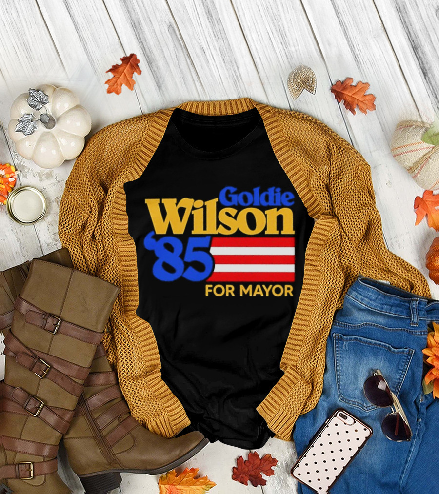 Goldie Wilson '85 For Mayor Back to the Future T-Shirt