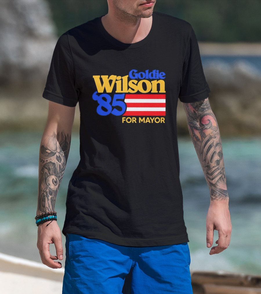 Goldie Wilson '85 For Mayor Back To The Future T-Shirt