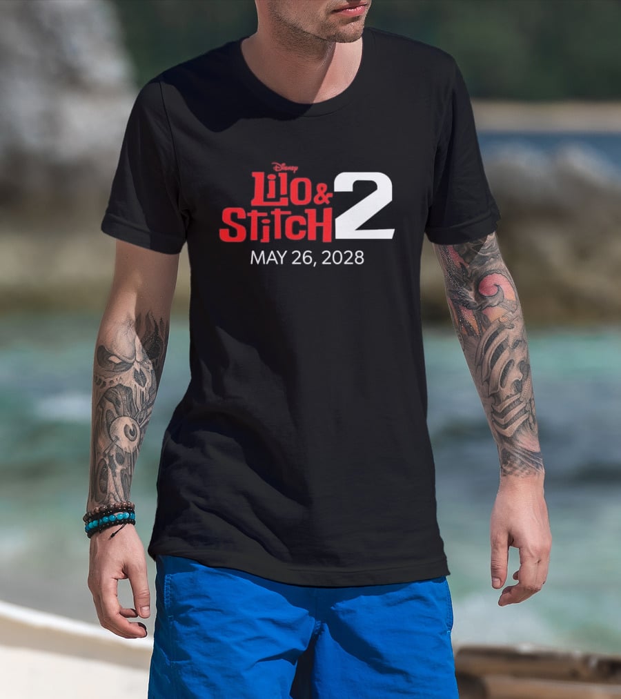Lilo And Stitch 2 Disney May 26 2028 T-Shirt