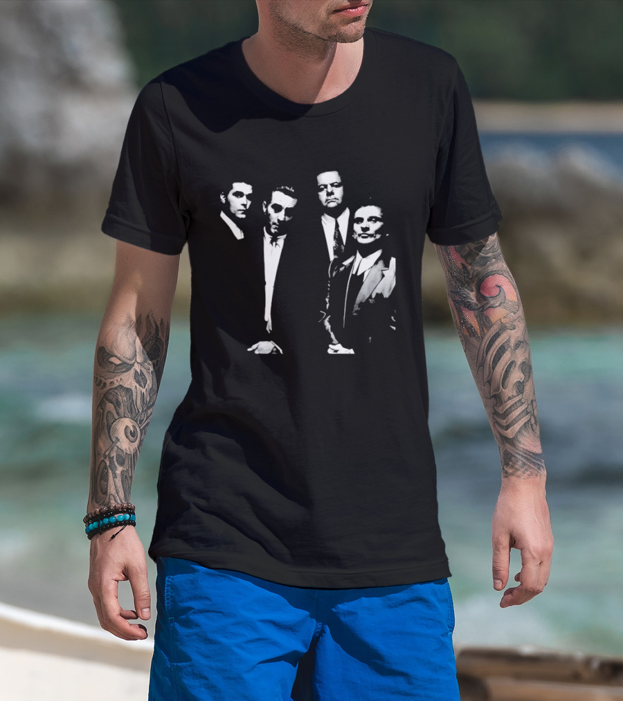 Goodfellas Robert De Niro Ray Liotta Joe Pesci Lorraine Bracco Movie Cast T-Shirt
