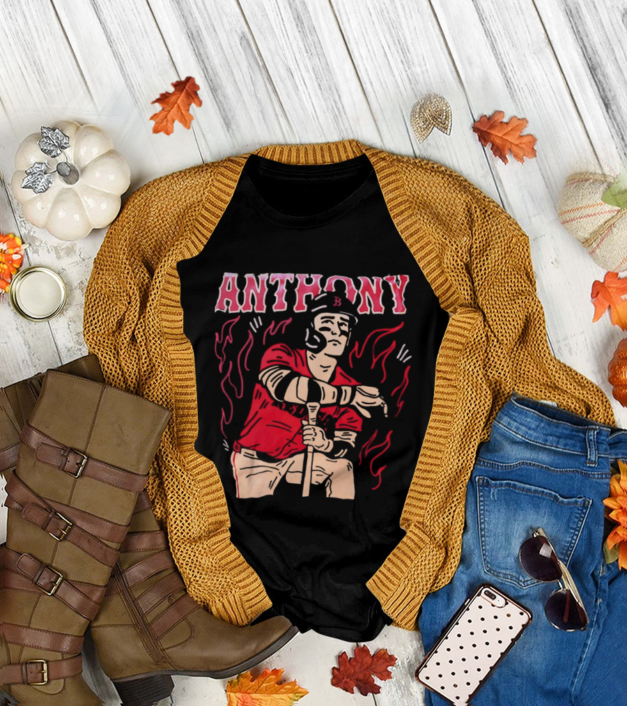 Anthony Red Sox Baseball Roman Anthony T-Shirt