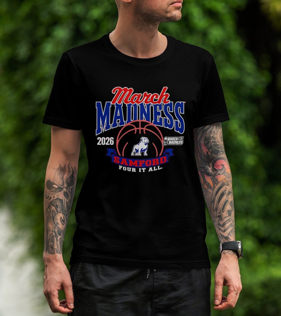 Samford Basketball 2026 March Madness Pour It All T-Shirt