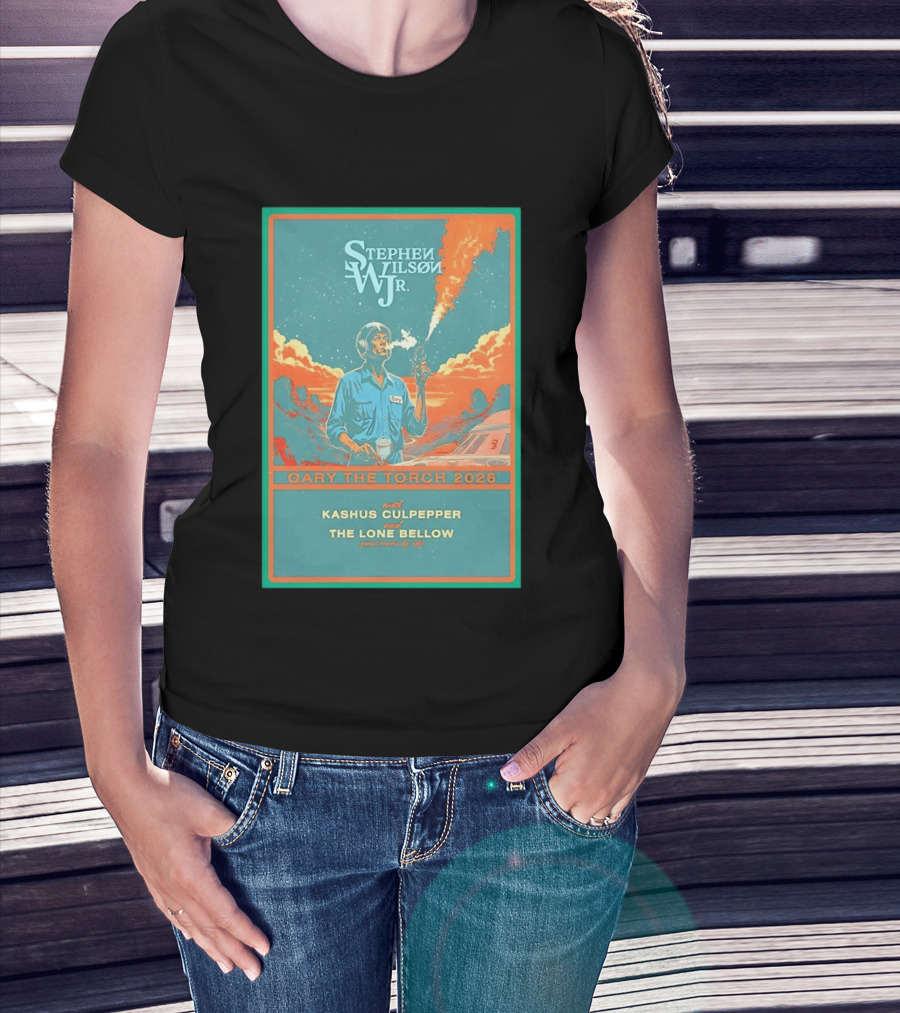 Stephen Wilson JR. Gary The Torch 2026 Tour Kashus Culpepper The Lone Bellow T-Shirt