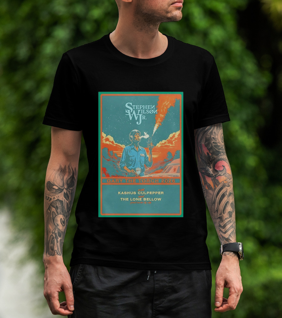 Stephen Wilson JR. Gary The Torch 2026 Tour Kashus Culpepper The Lone Bellow T-Shirt