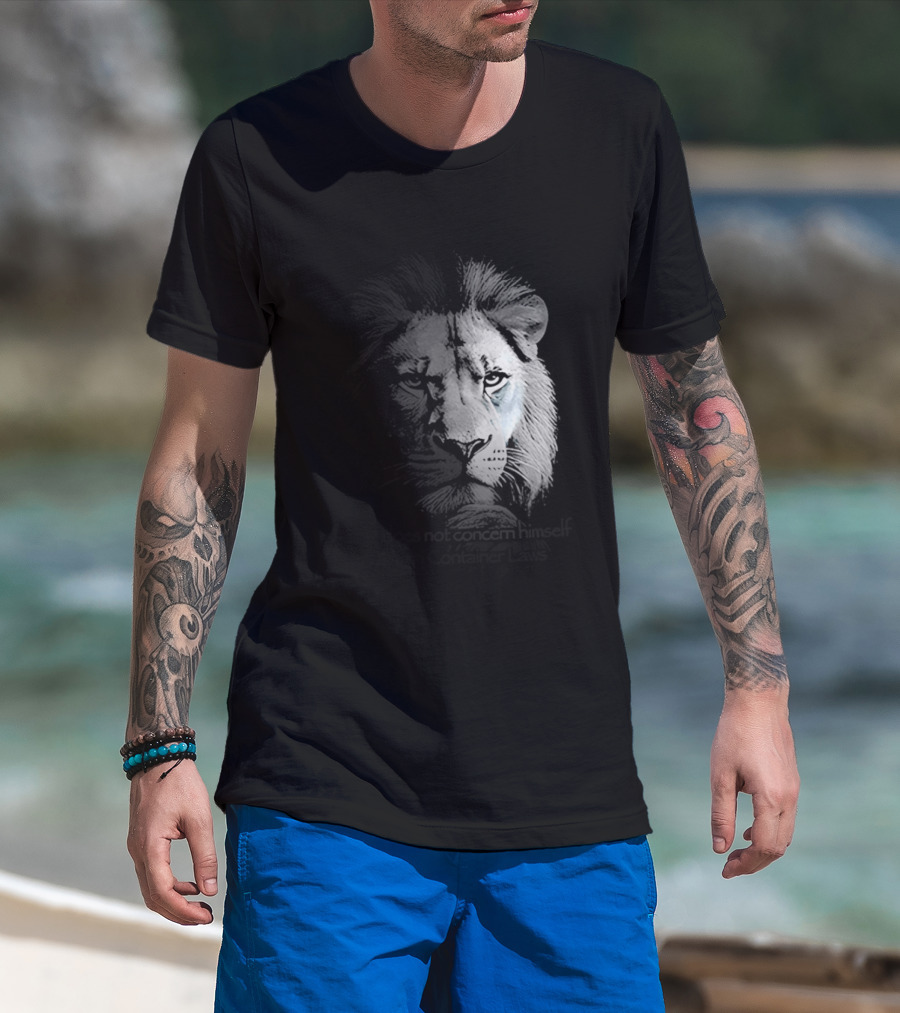 Lion Does Not Concern Himself With Open Container Laws T-Shirt