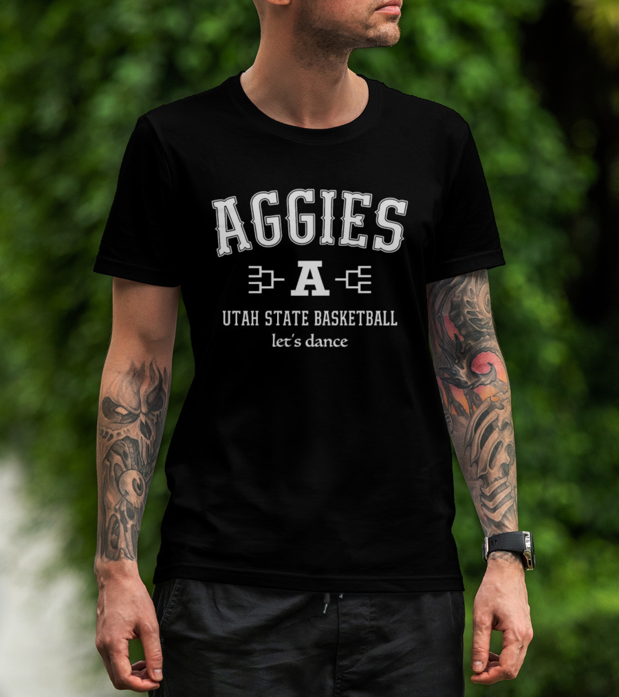 Utah State Aggies Basketball Let's Dance 2026 T-Shirt