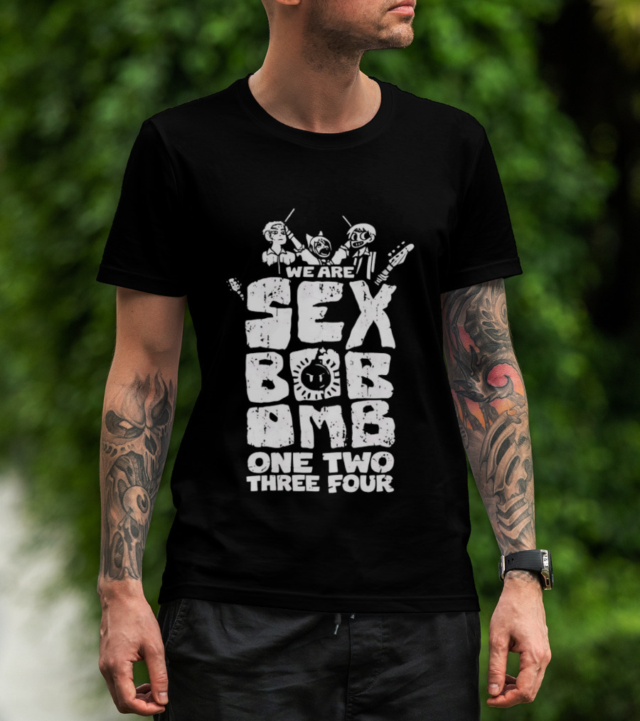 We Are Sex Bob Omb One Two Three Four Band T-Shirt