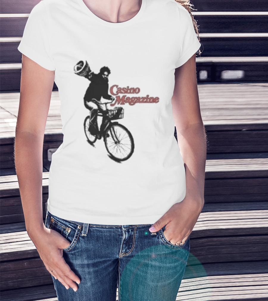 Baby Keem Limited Edition Casino Magazine Cyclist T-Shirt