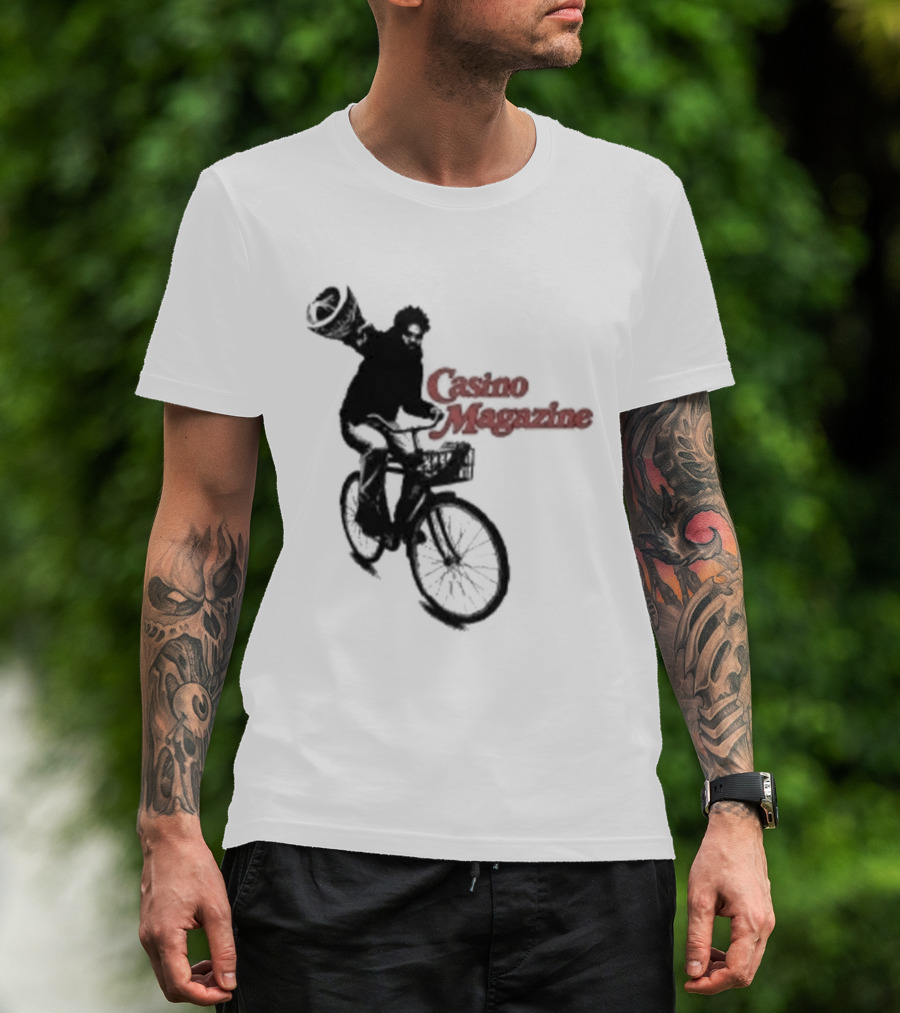 Baby Keem Limited Edition Casino Magazine Cyclist T-Shirt