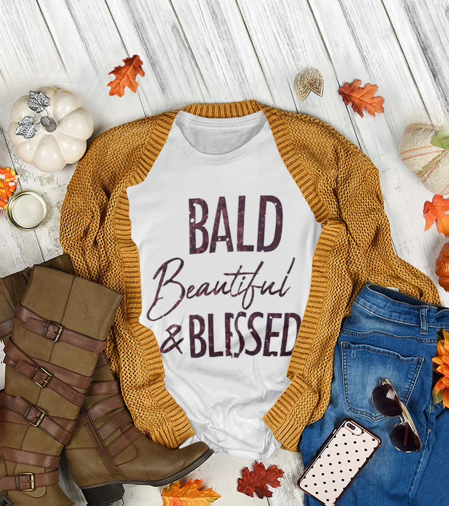 Bald Beautiful & Blessed Empowerment T-Shirt