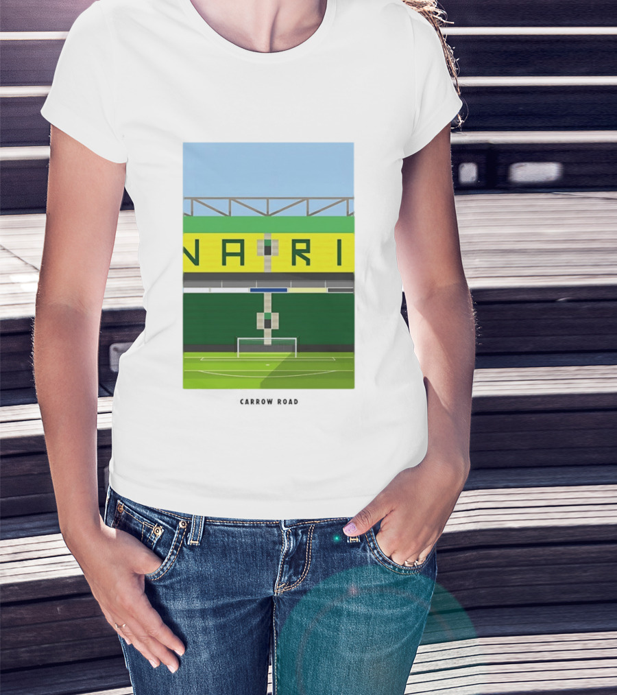 The Canaries Carrow Road Stadium Iconic Architecture T-Shirt