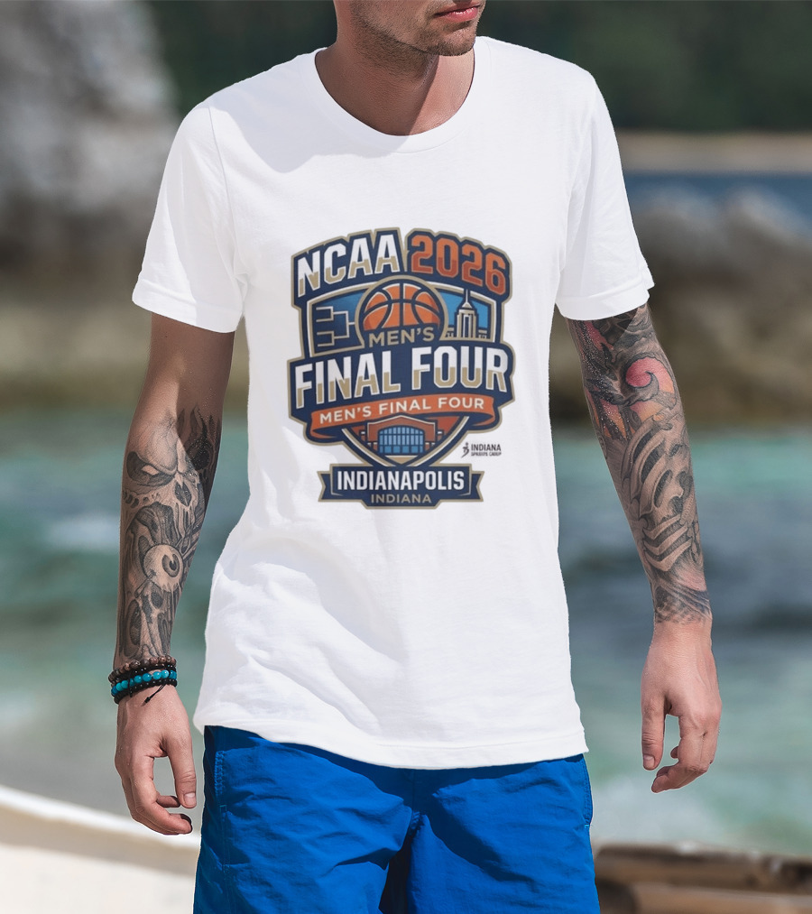 NCAA 2026 Men's Final Four Indianapolis Indiana Tournament T-Shirt