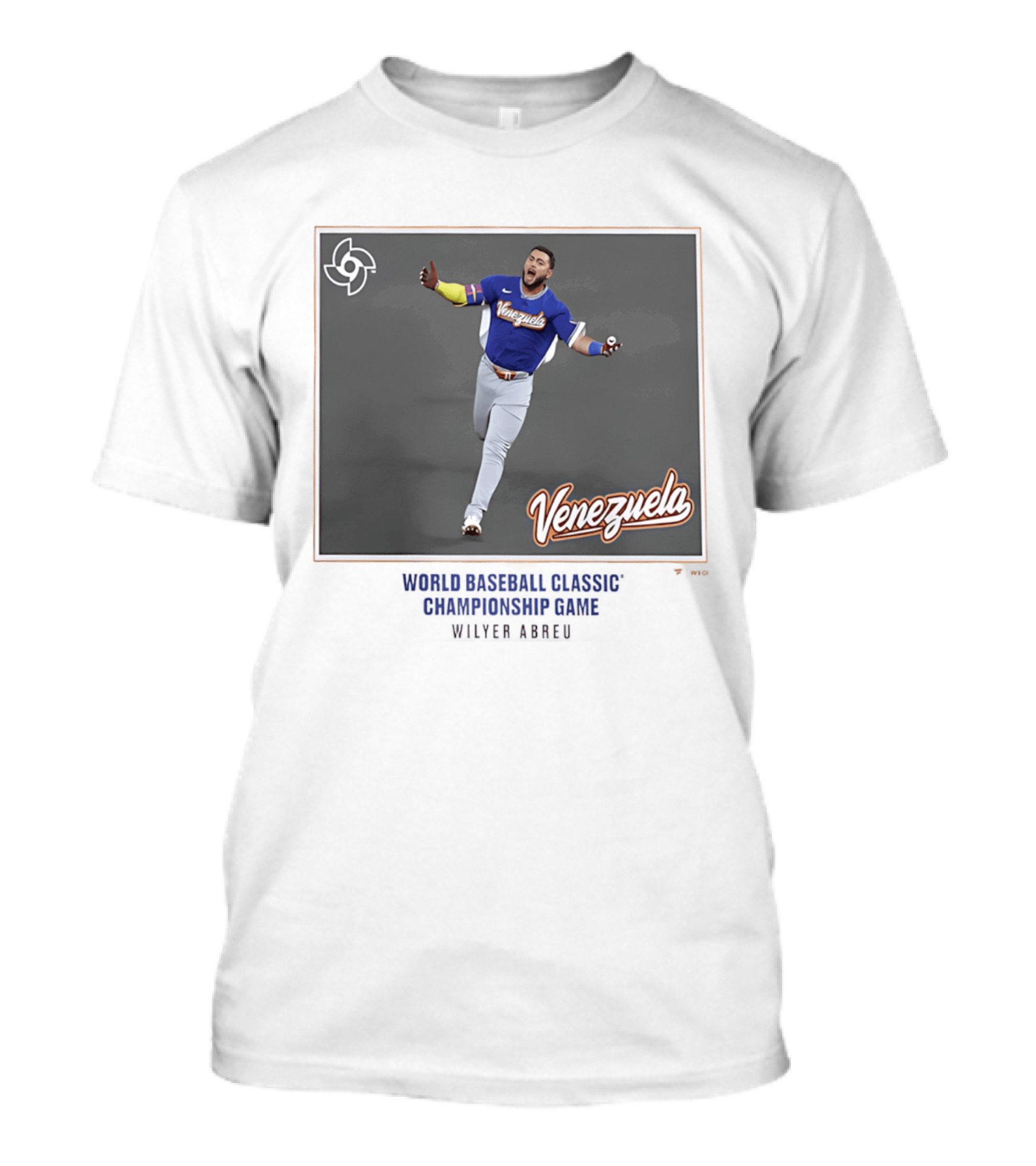 Venezuela Wilyer Abreu 2026 World Baseball Classic Championship Home Run Celebration T-Shirt