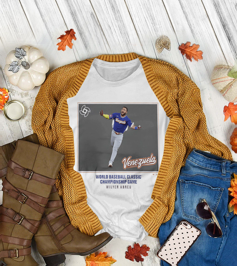 Venezuela Wilyer Abreu 2026 World Baseball Classic Championship Home Run Celebration T-Shirt