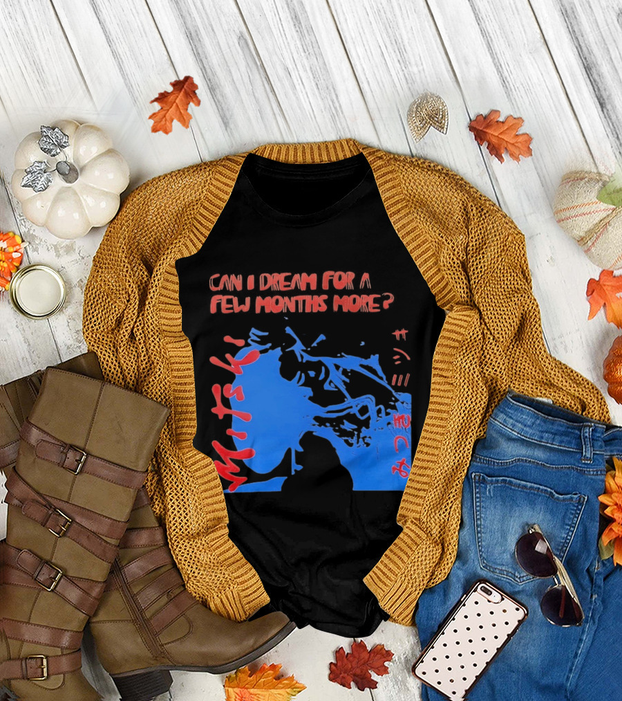 Can I Dream For Few Months More Unique Abstract Peaceful Face Blue and Red T-Shirt
