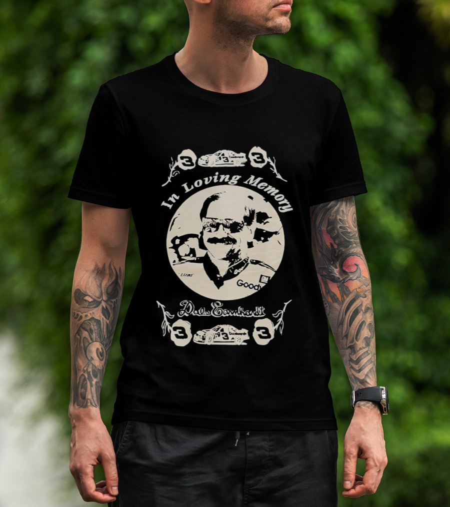 In Loving Memory Dale Earnhardt Goodwrench Number 3 Racing T-Shirt