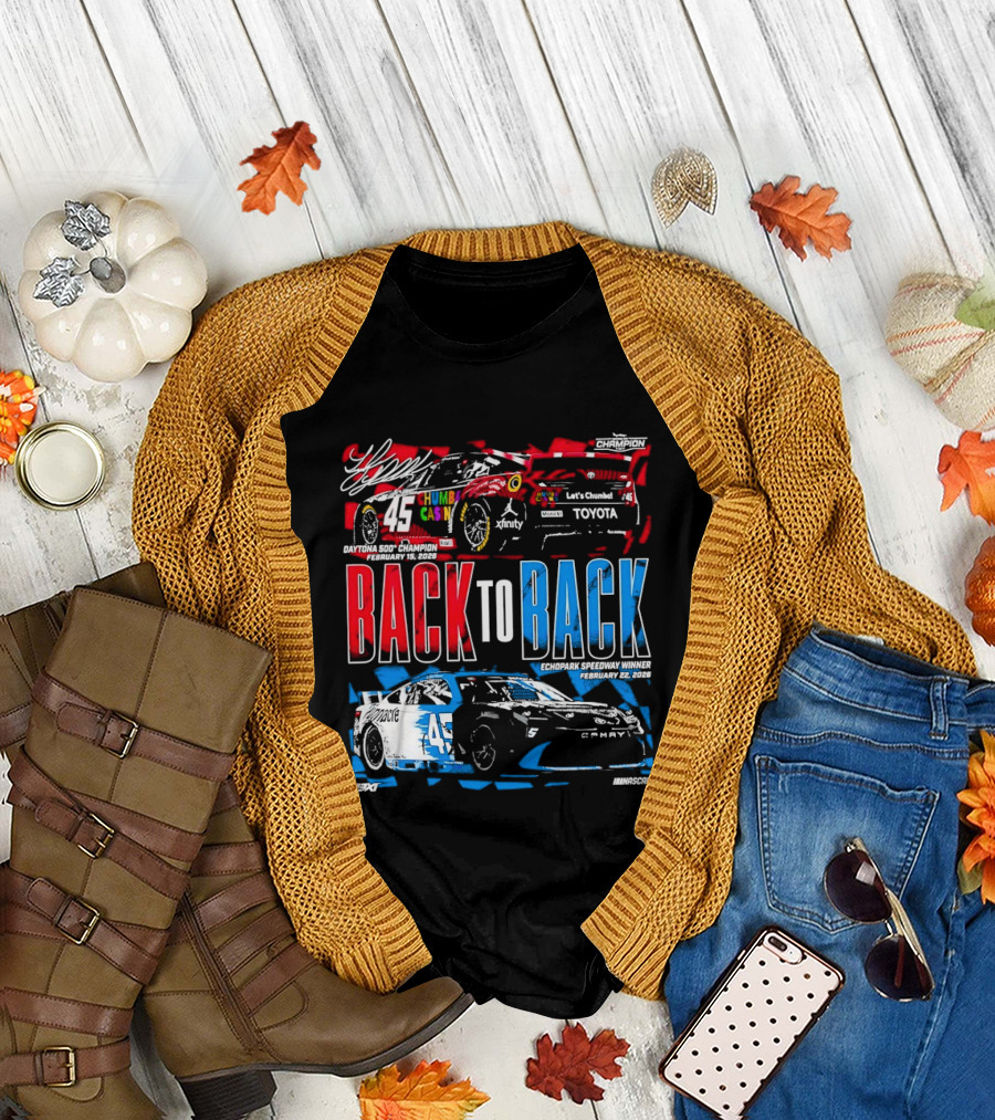 Back to Back Daytona 500 2026 Echopark Speedway Toyota Racing T-Shirt