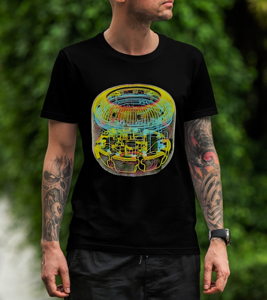 MKER Nuclear Reactor Schematic Blueprint Energy T-Shirt