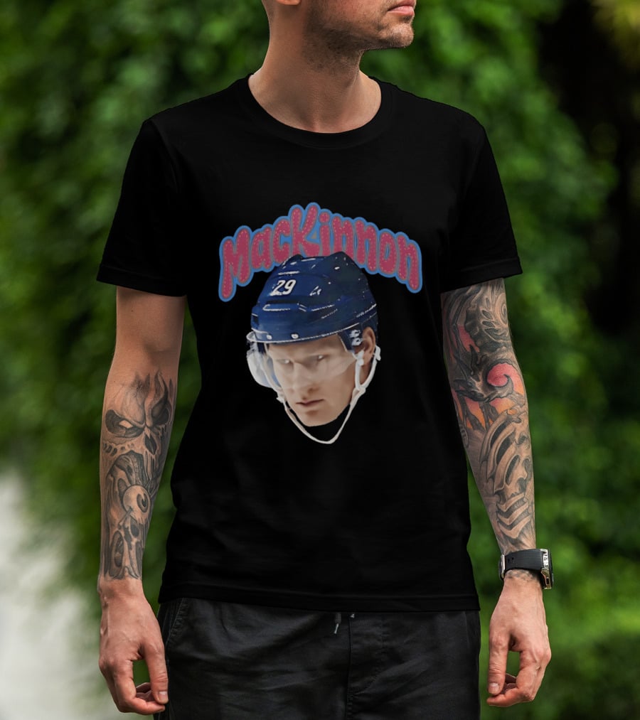 MacKinnon Big Head 29 Colorado Avalanche 26 T-Shirt