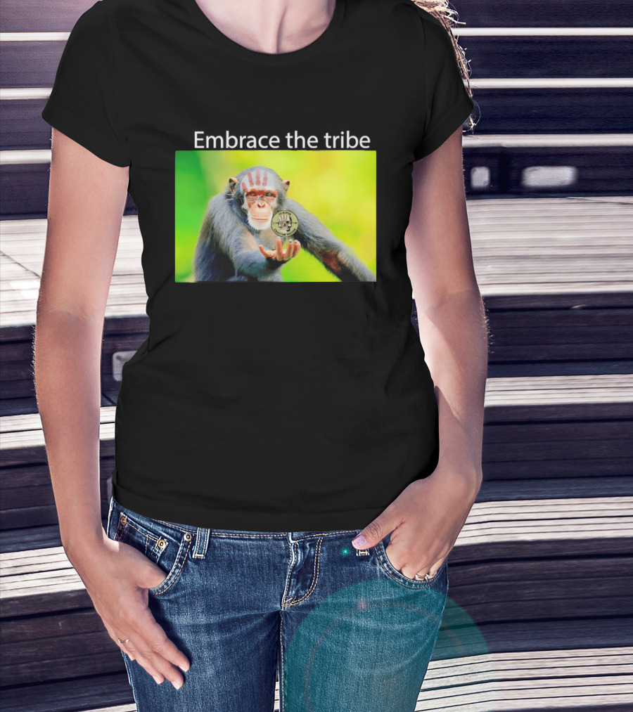 Scalper Choctaw Nation Monkey Embrace The Tribe Handprint T-Shirt