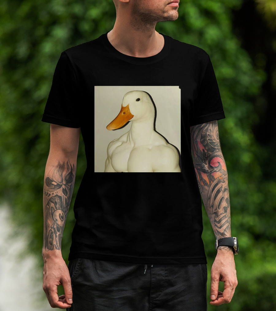 Muscle Goose Meme Buff Animal Bodybuilder Goose T-Shirt