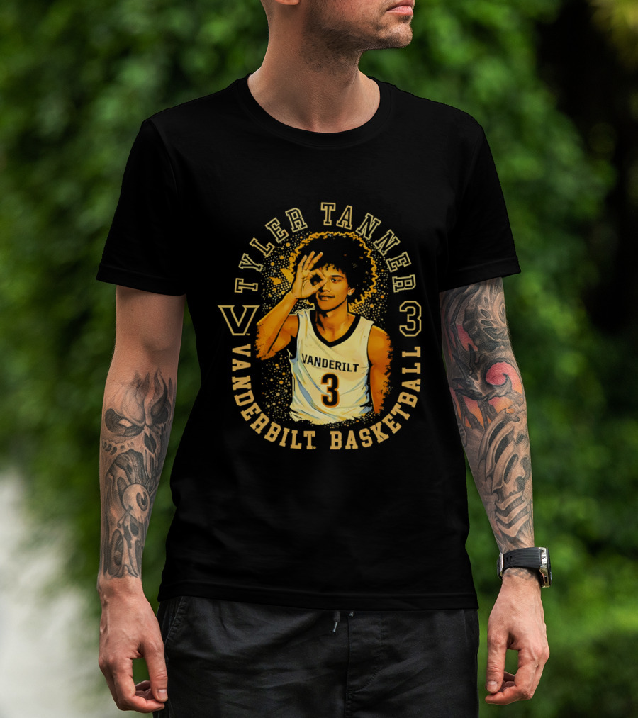 Tyler Tanner Vanderbilt Basketball 3 Commodores T-Shirt