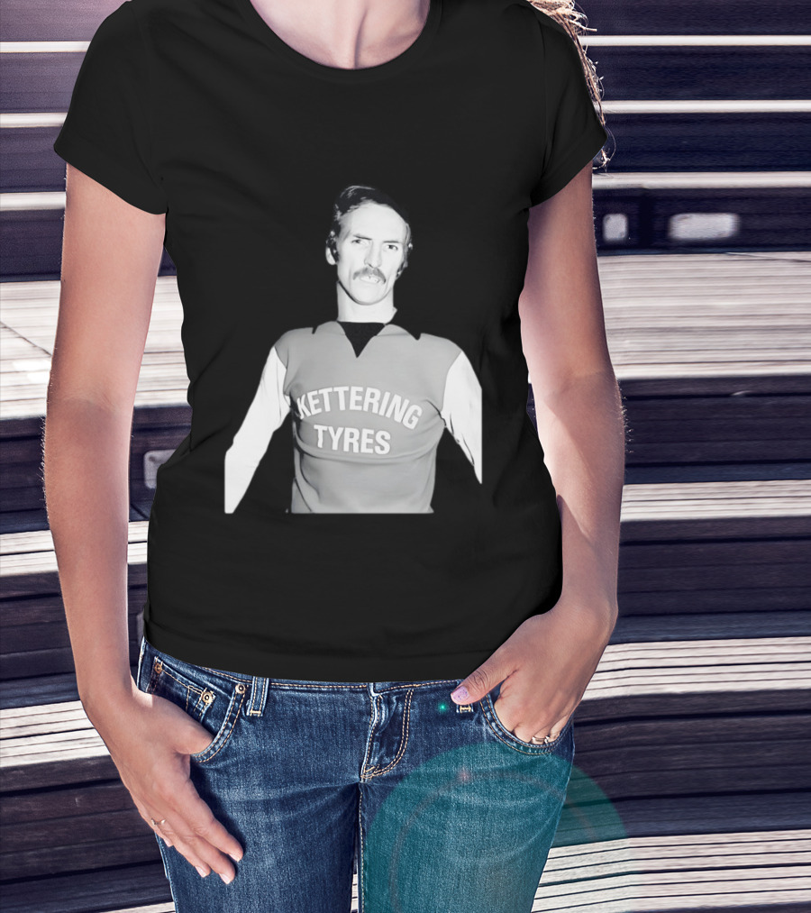 Derek Dougan Kettering Tyres Football Top T-Shirt