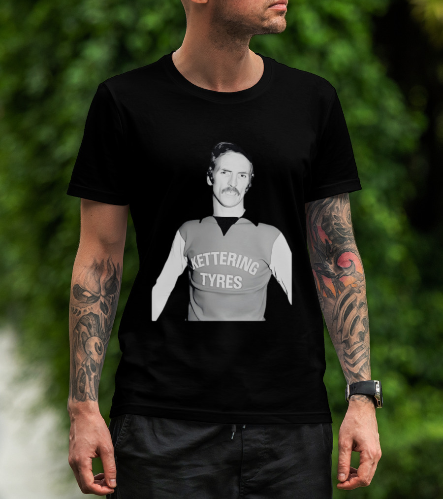 Derek Dougan Kettering Tyres Football Top T-Shirt
