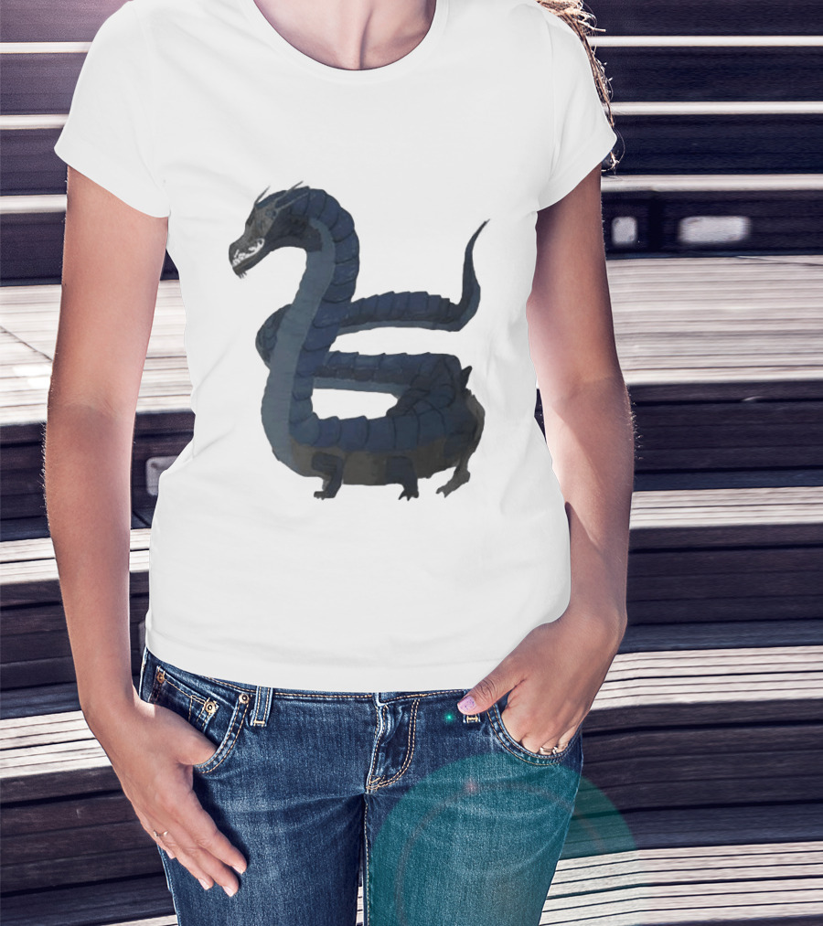 Behir Creature Dungeons And Dragons Fantasy Monster T-Shirt