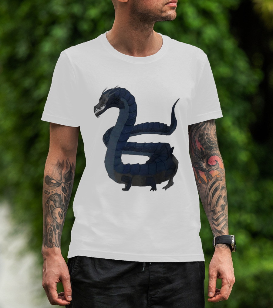 Behir Creature Dungeons And Dragons Fantasy Monster T-Shirt