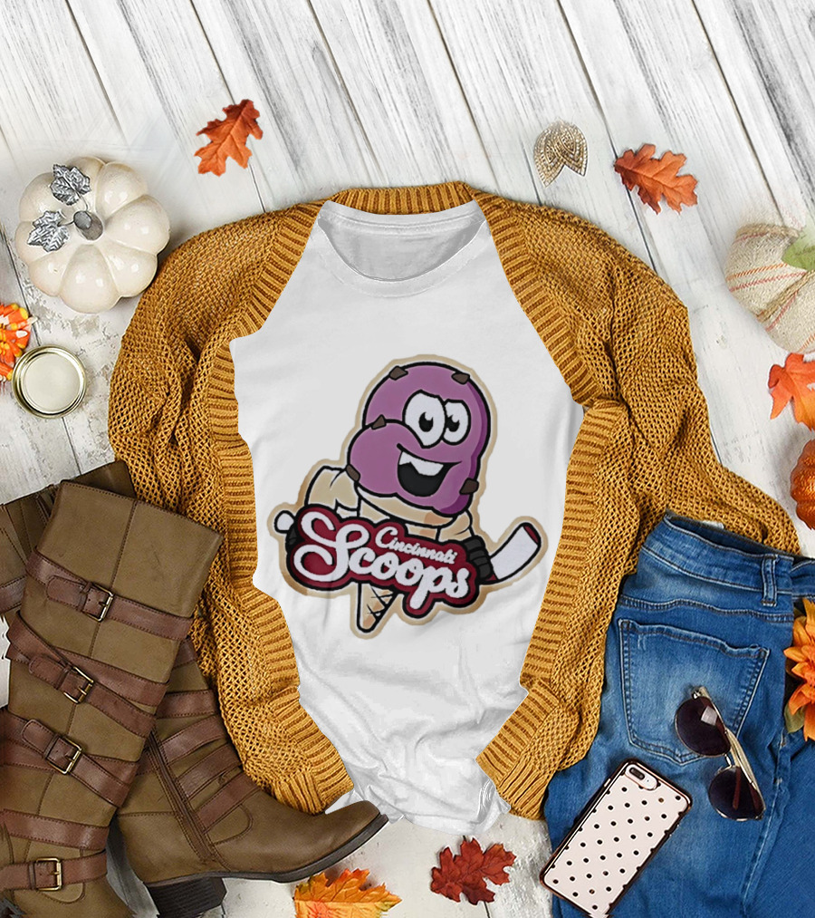 Cincinnati Scoops Hockey Ice Cream Cyclones T-Shirt