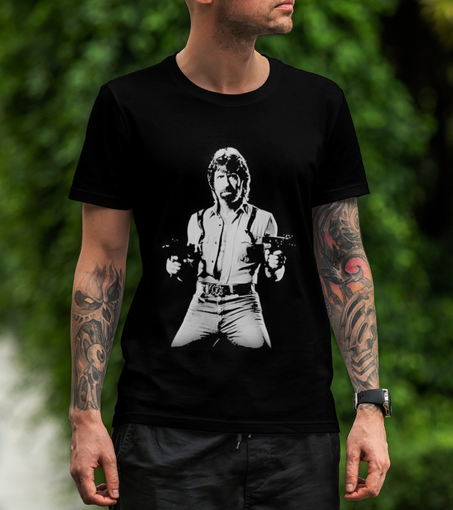 Chuck Norris Movie Star Icon Action Hero Television Series T-Shirt
