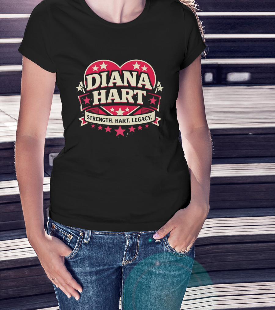 Diana Hart Strength Hart Legacy Stars And Heart T-Shirt