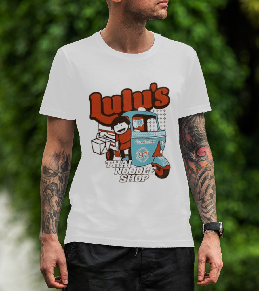 Lulu's Thai Noodle Shop Tuk Tuk Cartoon 97 T-Shirt
