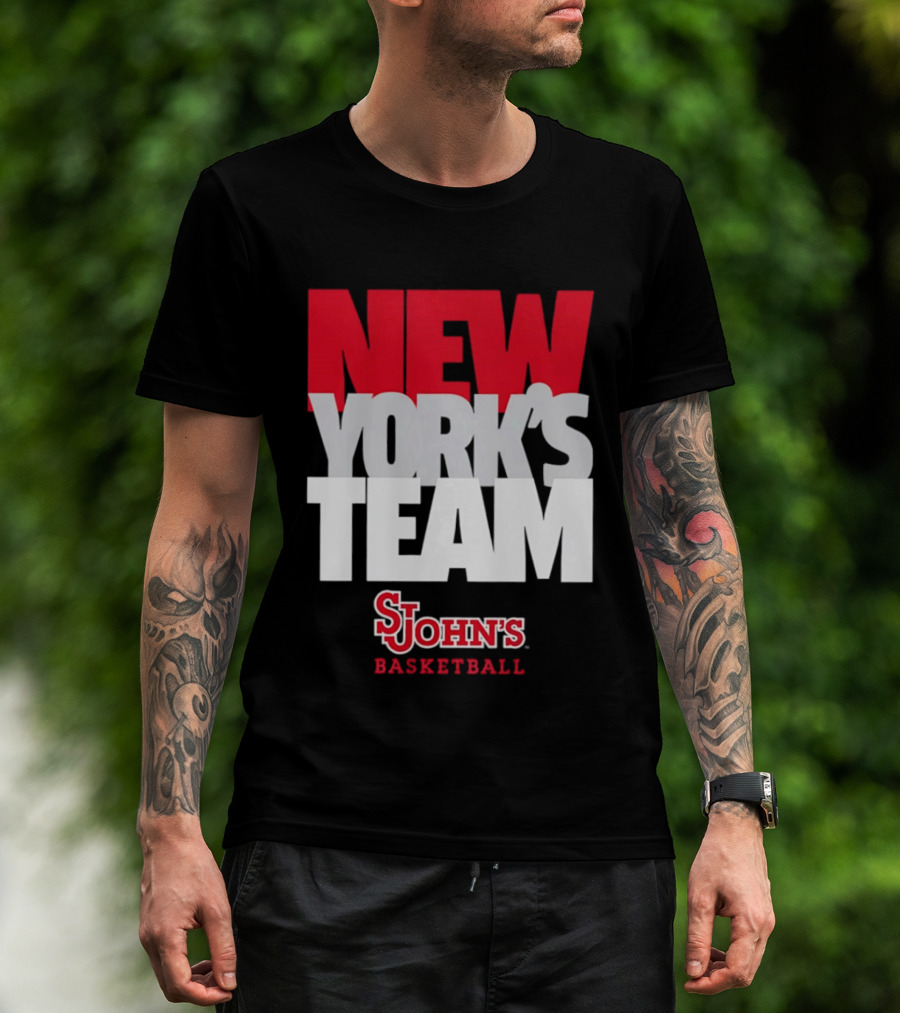 New York's Team St John's Basketball T-Shirt