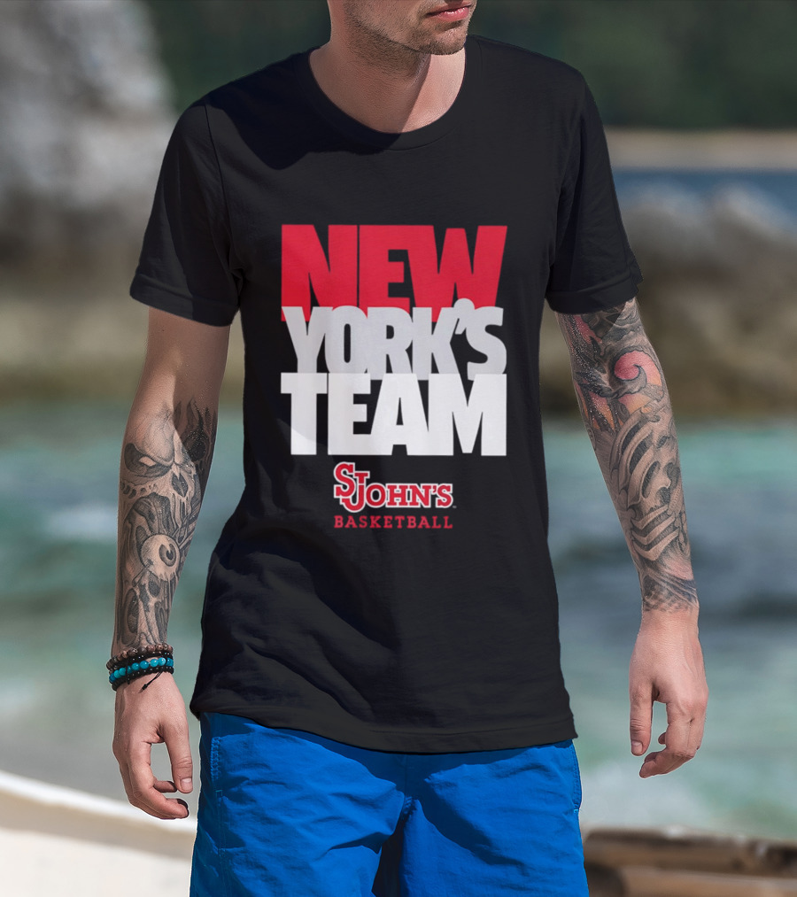 New York's Team St John's Basketball T-Shirt