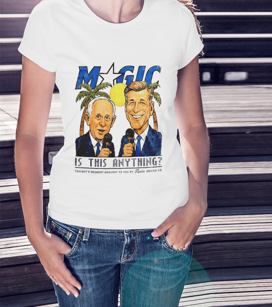 Orlando Magic Is This Anything 2026 NBA Champs Palm Trees Caricature T-Shirt