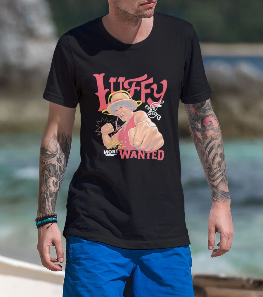 Luffy Most Wanted One Piece Live Action Season 2 T-Shirt