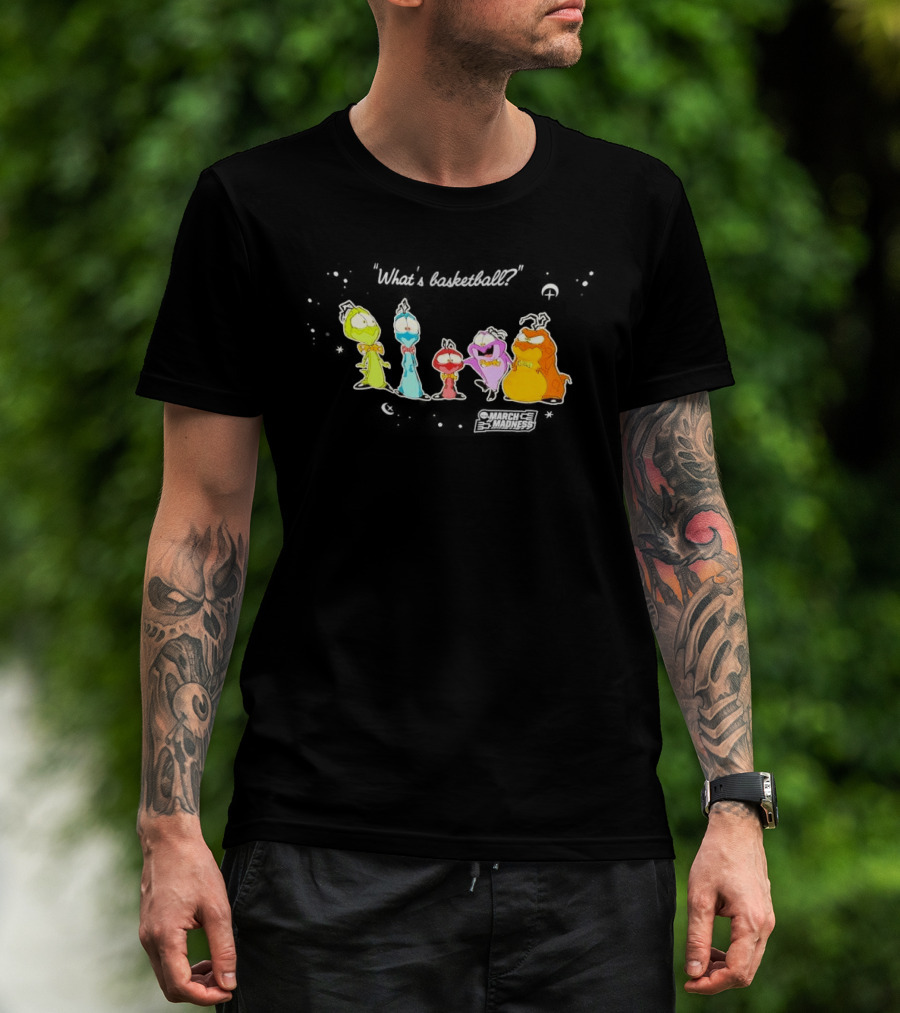 March Madness Cartoon Characters With Bowties And Unique Expressions T-Shirt
