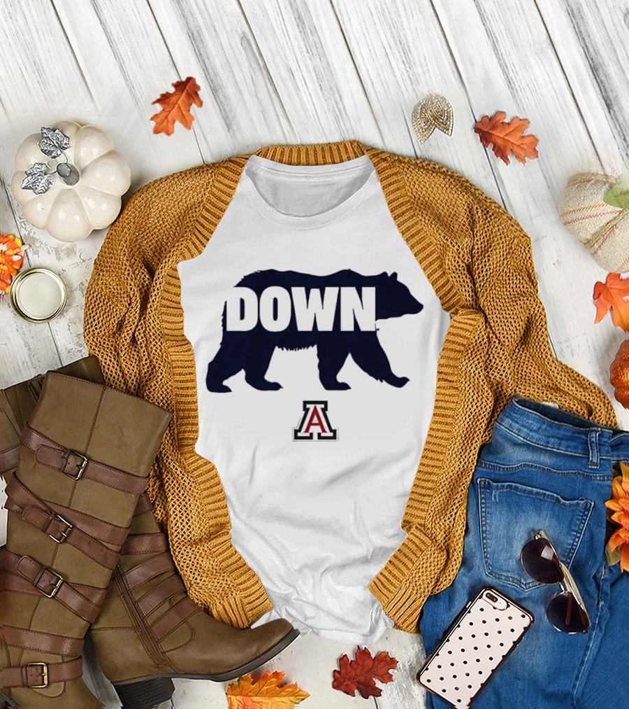 Arizona Wildcats Bear Down Basketball A T-Shirt