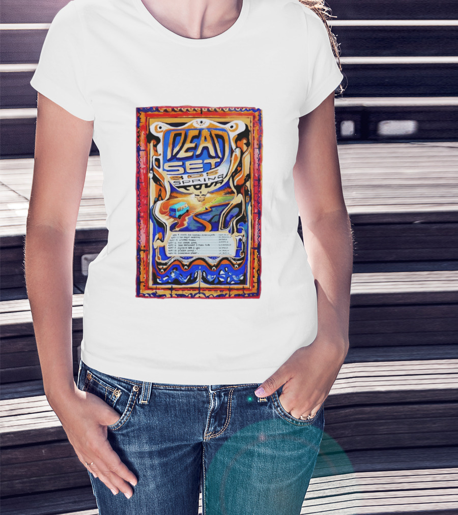 Dead Set 805 Spring Tour Skull And Van April 2026 Dates T-Shirt