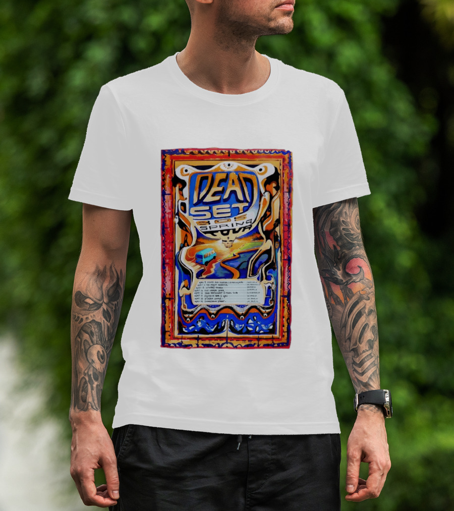 Dead Set 805 Spring Tour Skull And Van April 2026 Dates T-Shirt