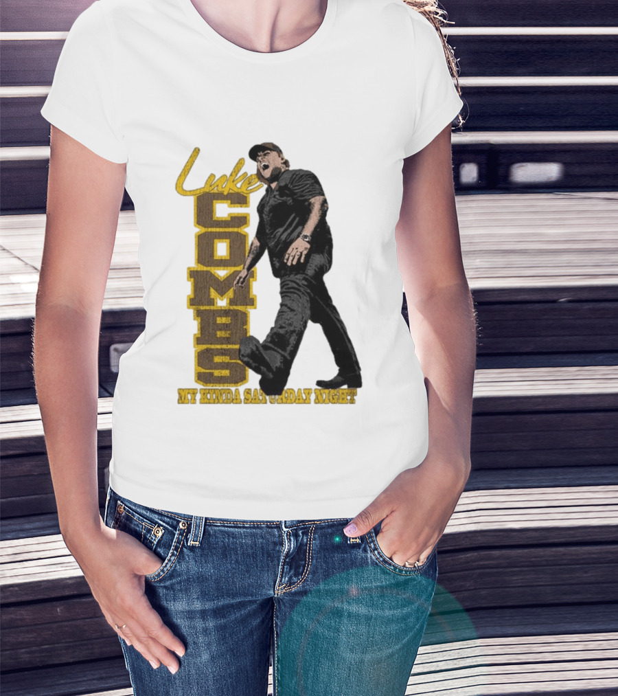 Luke Combs My Kinda Saturday Night Tour 2026 Sideline Collection T-Shirt